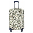 thumbnail image 1 of Haiem Skull with Cash Luggage Cover Printed Suitcase Covers for Luggage Elastic Washable Suitcase Protector Fits 18-32 Inch Luggage-Small, 1 of 9