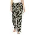 thumbnail image 1 of Haiem Skull with Dollar Women's Pajama Pants Ultra Lightweight Pjs Bottoms Sleepwear Bottom Pants With Pocket Drawstring-Small, 1 of 9