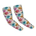thumbnail image 1 of Haiem Skulls and Roses UV Protection Cooling Arm Sleeves for Men and Women UPF 50 Sun Sleeve, 1 of 8