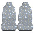 thumbnail image 1 of Haiem Sleep Rabbit Printed Car Seat Covers Set of 2, Universal Fit Car Seat Covers,Protective Seat Covers,Comfortable Car Seat Covers, Easy Installation Seat Covers, 1 of 9
