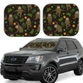 thumbnail image 1 of Haiem Sloth Doing Yoga Windshield Sun Shade: Universal Foldable 2-Piece Car Front Window Sunshade - Blocks Uv Rays, And Reduces Heat,Essential Car Accessory Small, 1 of 7