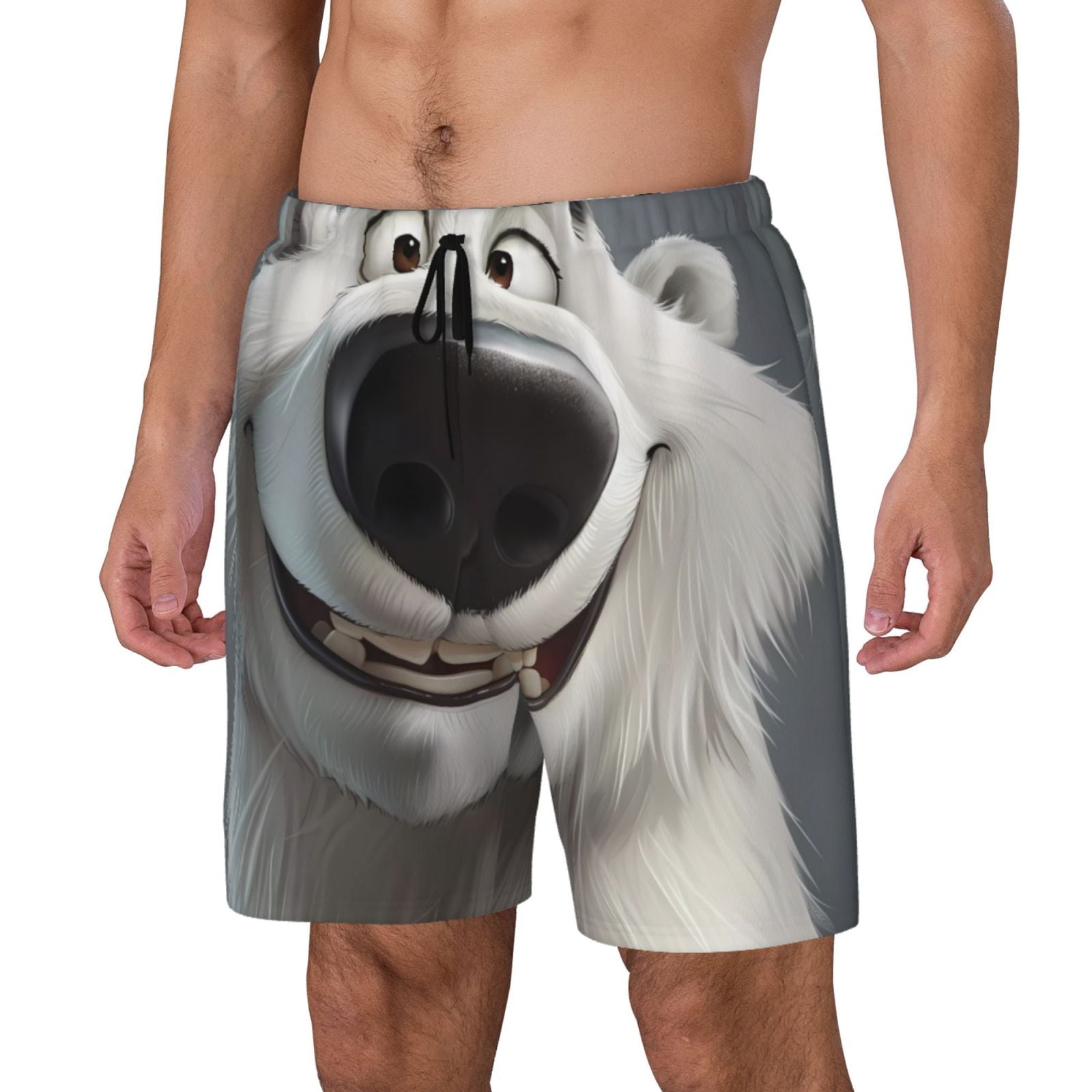 Boys Polar Bear Quick Drying Swim Trunks main image 1