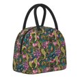 thumbnail image 1 of Haiem Snake And Flower Printed Lunch Bag Women, Lunch Box Lunch Bag for Women, Small Leakproof Cute Lunch Tote Large Capacity Reusable Insulated Cooler Lunch Container, 1 of 6