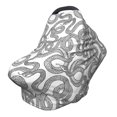 thumbnail image 1 of Haiem Snake Baby Nursing Cover & Nursing Poncho - Multi Use Cover for Baby Car Seat Canopy, Stroller Cover, 360°Full Privacy Breastfeeding Coverage, 1 of 9
