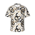 thumbnail image 1 of Haiem Snake Printed Hawaiian Shirt for Men - Men’s Casual Beach Summer Shirts - Stretch Fabric with Modern Fit-3X-Large, 1 of 1