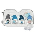 thumbnail image 1 of Haiem Snow Gnome for Winter Car Windshield Sun Shade - Blocks UV Rays Sun Visor Protector, Sunshade to Keep Your Vehicle Cool, Universal Fit SUV Van Sedan-Small, 1 of 7