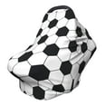 thumbnail image 1 of Haiem Soccer Ball Baby Nursing Cover & Nursing Poncho - Multi Use Cover for Baby Car Seat Canopy, Stroller Cover, 360°Full Privacy Breastfeeding Coverage, 1 of 1