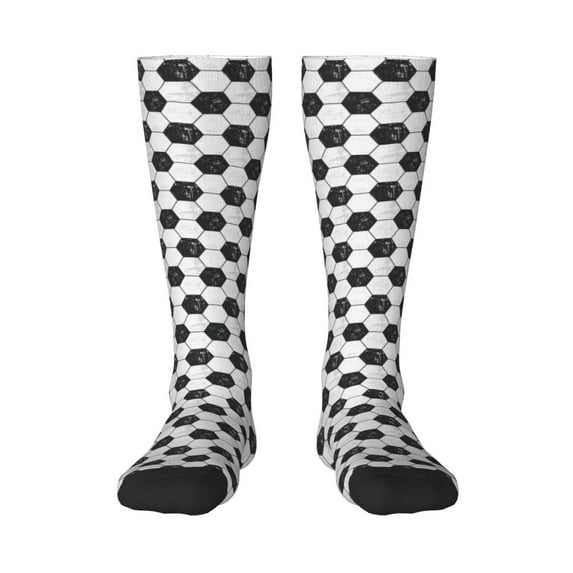 Haiem Soccer Socks, Funny Novelty Crazy Design Cotton Socks Sports Socks Knee High Socks For Men, Women,1Pairs - Gift For Working Friends