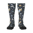 thumbnail image 1 of Haiem Space Cars Socks, Funny Novelty Crazy Design Cotton Socks Sports Socks Knee High Socks For Men, Women,1Pairs - Gift For Working Friends, 1 of 9