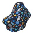 thumbnail image 1 of Haiem Space Dog Baby Nursing Cover & Nursing Poncho - Multi Use Cover for Baby Car Seat Canopy, Stroller Cover, 360°Full Privacy Breastfeeding Coverage, 1 of 9
