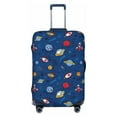 thumbnail image 1 of Haiem Space Luggage Cover Printed Suitcase Covers for Luggage Elastic Washable Suitcase Protector Fits 18-32 Inch Luggage-X-Large, 1 of 9