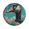 thumbnail image 1 of Haiem Spare Tire Cover , Wheel Cover with Blue Watercolor Duck printed, Camper Spare Tire Cover Fit for Jeep Wrangler Rv SUV Truck Travel Trailer-16 inch, 1 of 8