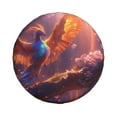 thumbnail image 1 of Haiem Spare Tire Cover , Wheel Cover with Fantasy Bird Illustration printed, Camper Spare Tire Cover Fit for Jeep Wrangler Rv SUV Truck Travel Trailer-15 inch, 1 of 8