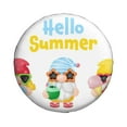 thumbnail image 1 of Haiem Spare Tire Cover , Wheel Cover with Gnomes Summer Beach printed, Camper Spare Tire Cover Fit for Jeep Wrangler Rv SUV Truck Travel Trailer-15 inch, 1 of 8