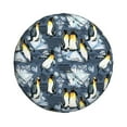 thumbnail image 1 of Haiem Spare Tire Cover , Wheel Cover with Penguin Arctic Adventure printed, Camper Spare Tire Cover Fit for Jeep Wrangler Rv SUV Truck Travel Trailer-17 inch, 1 of 8
