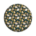 thumbnail image 1 of Haiem Spare Tire Cover , Wheel Cover with Bear Sunflower printed, Camper Spare Tire Cover Fit for Jeep Wrangler Rv SUV Truck Travel Trailer-15 inch, 1 of 8