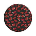 thumbnail image 1 of Haiem Spare Tire Cover , Wheel Cover with Beef3 printed, Camper Spare Tire Cover Fit for Jeep Wrangler Rv SUV Truck Travel Trailer-14 inch, 1 of 8