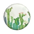 thumbnail image 1 of Haiem Spare Tire Cover , Wheel Cover with Cartoon Cactus printed, Camper Spare Tire Cover Fit for Jeep Wrangler Rv SUV Truck Travel Trailer-15 inch, 1 of 9