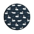 thumbnail image 1 of Haiem Spare Tire Cover , Wheel Cover with Cartoon Swan printed, Camper Spare Tire Cover Fit for Jeep Wrangler Rv SUV Truck Travel Trailer-16 inch, 1 of 8