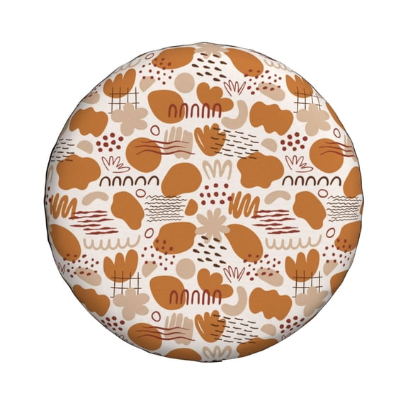 Haiem Spare Tire Cover , Wheel Cover with Cartoon printed, Camper Spare Tire Cover Fit for Jeep Wrangler Rv SUV Truck Travel Trailer-14 inch