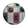 thumbnail image 1 of Haiem Spare Tire Cover , Wheel Cover with Cherries laid printed, Camper Spare Tire Cover Fit for Jeep Wrangler Rv SUV Truck Travel Trailer-17 inch, 1 of 9