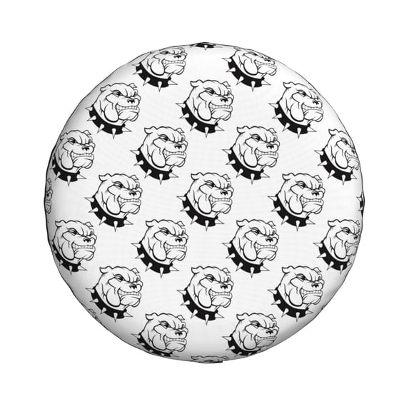 Haiem Spare Tire Cover , Wheel Cover with Cool Dog printed, Camper Spare Tire Cover Fit for Jeep Wrangler Rv SUV Truck Travel Trailer-16 inch