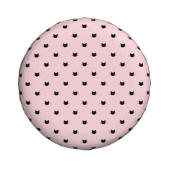 Haiem Spare Tire Cover , Wheel Cover with Cute Cat printed, Camper Spare Tire Cover Fit for Jeep Wrangler Rv SUV Truck Travel Trailer-14 inch