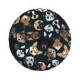 thumbnail image 1 of Haiem Spare Tire Cover , Wheel Cover with Dogs printed, Camper Spare Tire Cover Fit for Jeep Wrangler Rv SUV Truck Travel Trailer-17 inch, 1 of 9