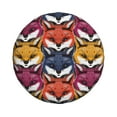 thumbnail image 1 of Haiem Spare Tire Cover , Wheel Cover with Fox Face printed, Camper Spare Tire Cover Fit for Jeep Wrangler Rv SUV Truck Travel Trailer-16 inch, 1 of 9