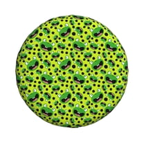 Haiem Spare Tire Cover , Wheel Cover with Frogs printed, Camper Spare Tire Cover Fit for Jeep Wrangler Rv SUV Truck Travel Trailer-14 inch