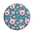 thumbnail image 1 of Haiem Spare Tire Cover , Wheel Cover with Funny Pig Faces printed, Camper Spare Tire Cover Fit for Jeep Wrangler Rv SUV Truck Travel Trailer-16 inch, 1 of 8