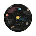thumbnail image 1 of Haiem Spare Tire Cover , Wheel Cover with Galaxy printed, Camper Spare Tire Cover Fit for Jeep Wrangler Rv SUV Truck Travel Trailer-16 inch, 1 of 9