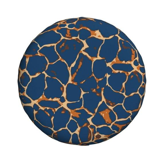 Haiem Spare Tire Cover , Wheel Cover with Giraffe Skin printed, Camper Spare Tire Cover Fit for Jeep Wrangler Rv SUV Truck Travel Trailer-17 inch