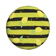 thumbnail image 1 of Haiem Spare Tire Cover , Wheel Cover with Lemon printed, Camper Spare Tire Cover Fit for Jeep Wrangler Rv SUV Truck Travel Trailer-16 inch, 1 of 9