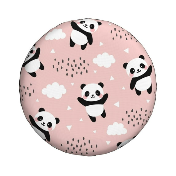 Haiem Spare Tire Cover , Wheel Cover with Panda printed, Camper Spare Tire Cover Fit for Jeep Wrangler Rv SUV Truck Travel Trailer-16 inch