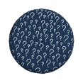 thumbnail image 1 of Haiem Spare Tire Cover , Wheel Cover with Question Marks printed, Camper Spare Tire Cover Fit for Jeep Wrangler Rv SUV Truck Travel Trailer-16 inch, 1 of 8