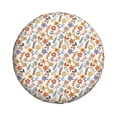 thumbnail image 1 of Haiem Spare Tire Cover , Wheel Cover with Retro Floral printed, Camper Spare Tire Cover Fit for Jeep Wrangler Rv SUV Truck Travel Trailer-17 inch, 1 of 8