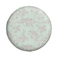 thumbnail image 1 of Haiem Spare Tire Cover , Wheel Cover with Retro Snake printed, Camper Spare Tire Cover Fit for Jeep Wrangler Rv SUV Truck Travel Trailer-14 inch, 1 of 8