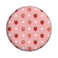 thumbnail image 1 of Haiem Spare Tire Cover , Wheel Cover with Strawberries printed, Camper Spare Tire Cover Fit for Jeep Wrangler Rv SUV Truck Travel Trailer-14 inch, 1 of 8
