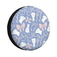 thumbnail image 1 of Haiem Spare Tire Cover , Wheel Cover with Vintage Easter printed, Camper Spare Tire Cover Fit for Jeep Wrangler Rv SUV Truck Travel Trailer-16 inch, 1 of 6