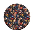 thumbnail image 1 of Haiem Spare Tire Cover , Wheel Cover with Vintage Floral printed, Camper Spare Tire Cover Fit for Jeep Wrangler Rv SUV Truck Travel Trailer-14 inch, 1 of 8