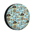 thumbnail image 1 of Haiem Spare Tire Cover , Wheel Cover with funny pirate printed, Camper Spare Tire Cover Fit for Jeep Wrangler Rv SUV Truck Travel Trailer-14 inch, 1 of 6