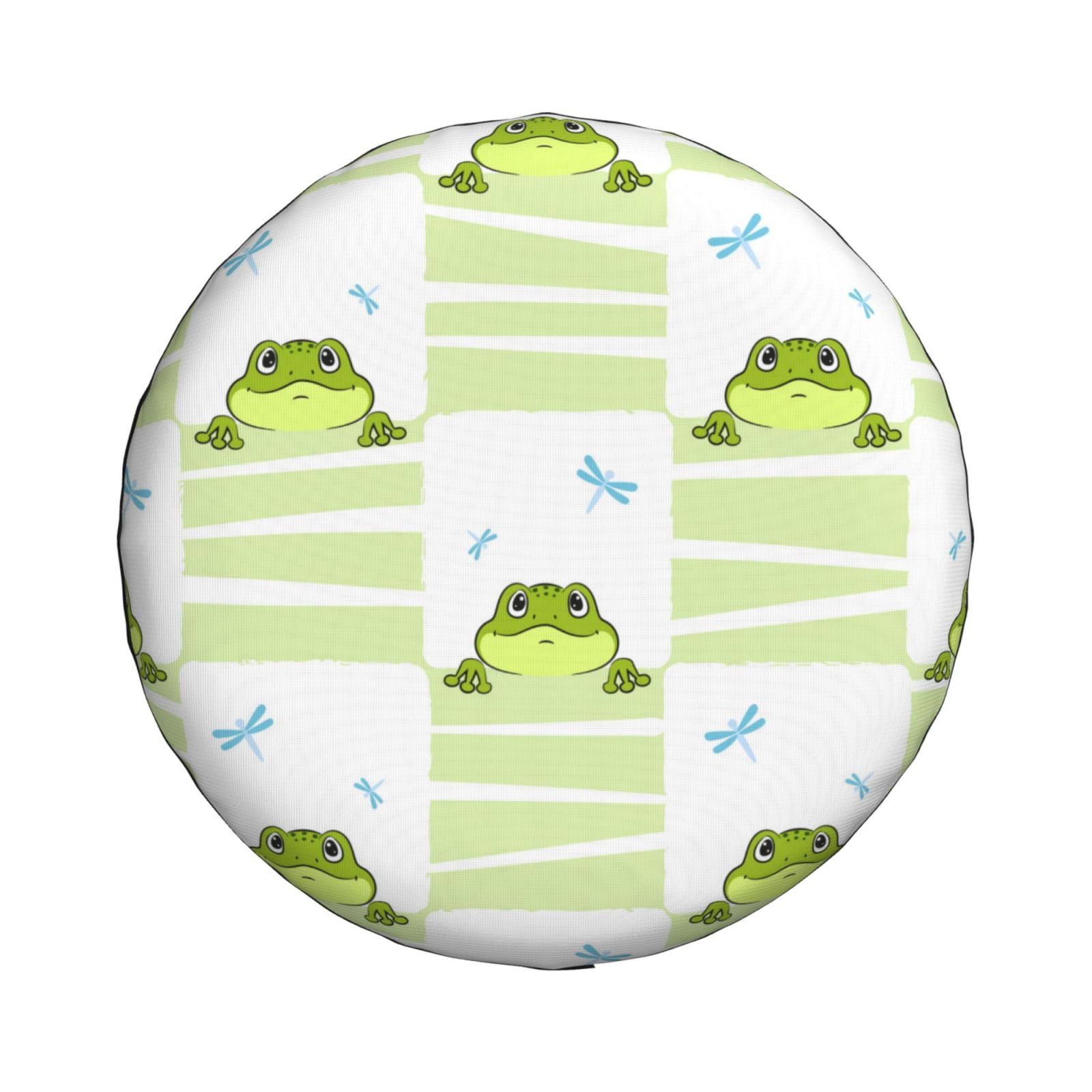 Haiem Spare Tire Cover , Wheel Cover with Frogs and Dragonflies printed