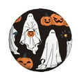 thumbnail image 1 of Haiem Spare Tire Cover , Wheel Cover with Halloween Ghosts And Pumpkins printed, Camper Spare Tire Cover Fit for Jeep Wrangler Rv SUV Truck Travel Trailer-17 inch, 1 of 8