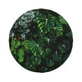 thumbnail image 1 of Haiem Spare Tire Cover , Wheel Cover with Lush Foliage Green Plant printed, Camper Spare Tire Cover Fit for Jeep Wrangler Rv SUV Truck Travel Trailer-15 inch, 1 of 9