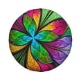 thumbnail image 1 of Haiem Spare Tire Cover , Wheel Cover with Multicolored Beautiful Flower printed, Camper Spare Tire Cover Fit for Jeep Wrangler Rv SUV Truck Travel Trailer-16 inch, 1 of 8