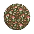 thumbnail image 1 of Haiem Spare Tire Cover , Wheel Cover with Mushrooms and Autumn printed, Camper Spare Tire Cover Fit for Jeep Wrangler Rv SUV Truck Travel Trailer-16 inch, 1 of 9
