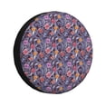 thumbnail image 1 of Haiem Spare Tire Cover , Wheel Cover with Octopus and flower printed, Camper Spare Tire Cover Fit for Jeep Wrangler Rv SUV Truck Travel Trailer-15 inch, 1 of 6