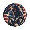 thumbnail image 1 of Haiem Spare Tire Cover , Wheel Cover with Patriotic Bulldog Art printed, Camper Spare Tire Cover Fit for Jeep Wrangler Rv SUV Truck Travel Trailer-15 inch, 1 of 8