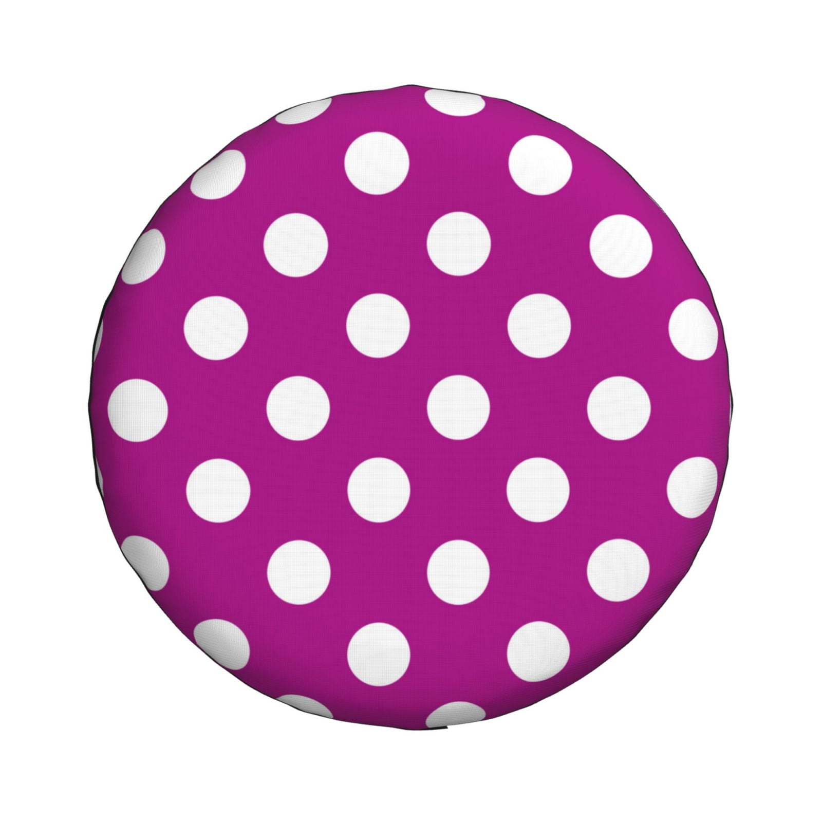 Haiem Spare Tire Cover , Wheel Cover with Purlpe And White Polka Dot